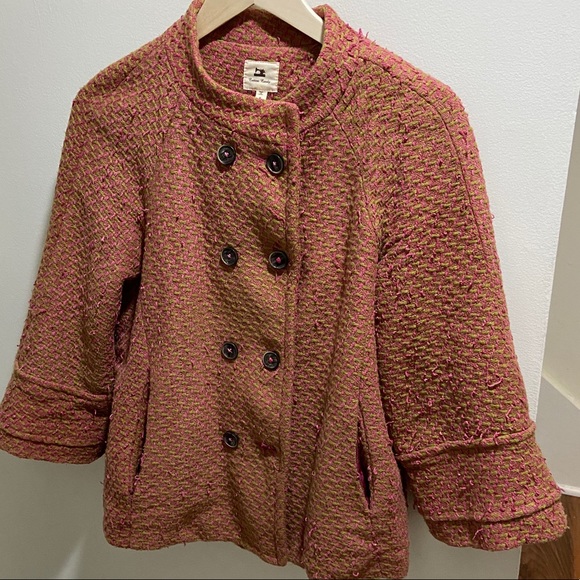 Modcloth | Jackets & Coats | Pink Vintage Style Swing Tweed Jacket ...